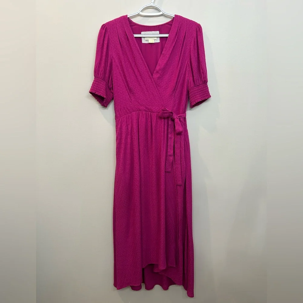 Anthropologie Pink Midi Dress - Picture 1 of 14
